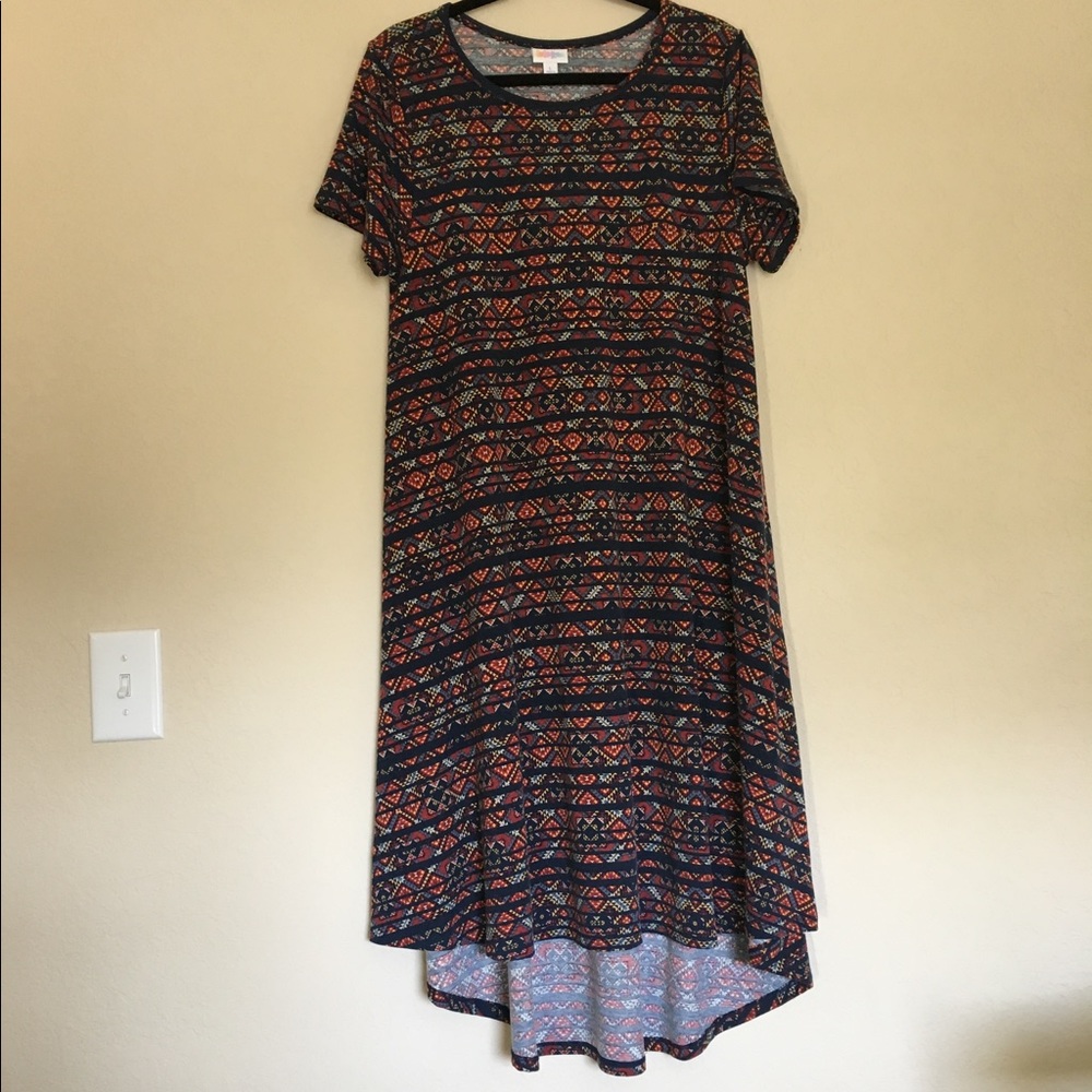 LuLaRoe Carly Dress sz L
